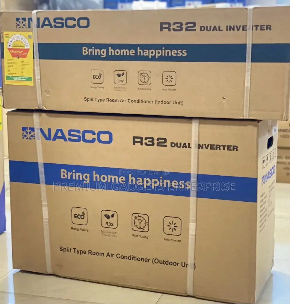 Nasco 2.0hp | 2.5hp Dual Inverter Split R32 Air Conditioner