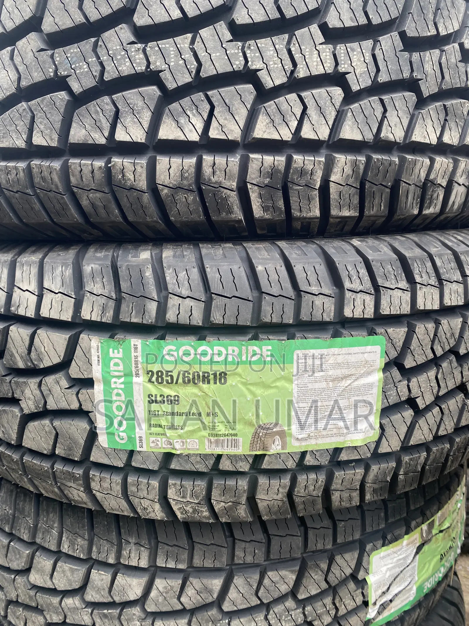 Brand New 285/60r 16 Goodride