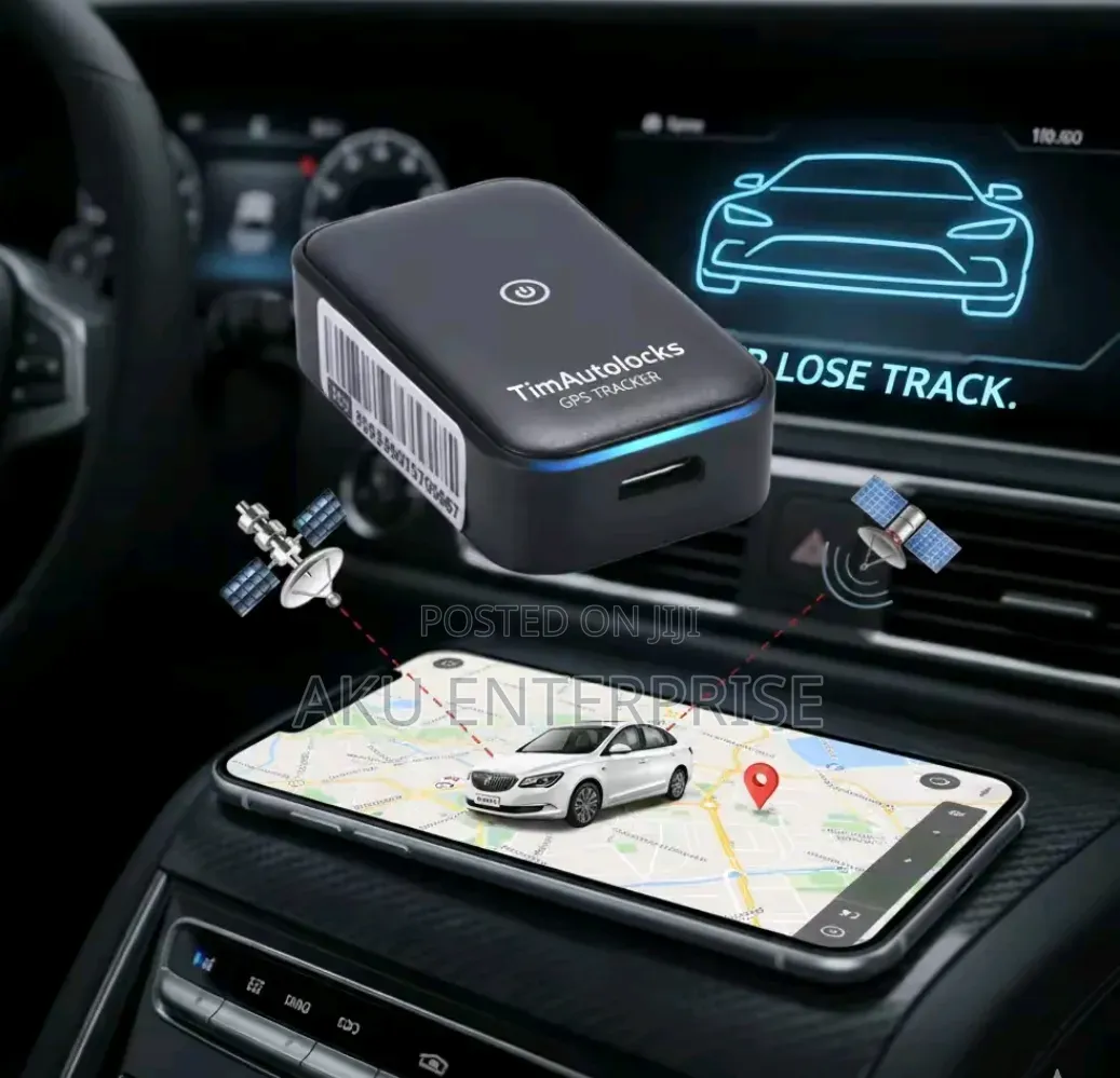 GPS Tracker Supports Apple Android Sim Card, Battery Rechargeable