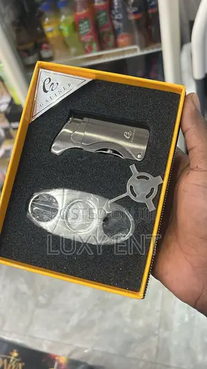 Cigar Lighter and Cut Box