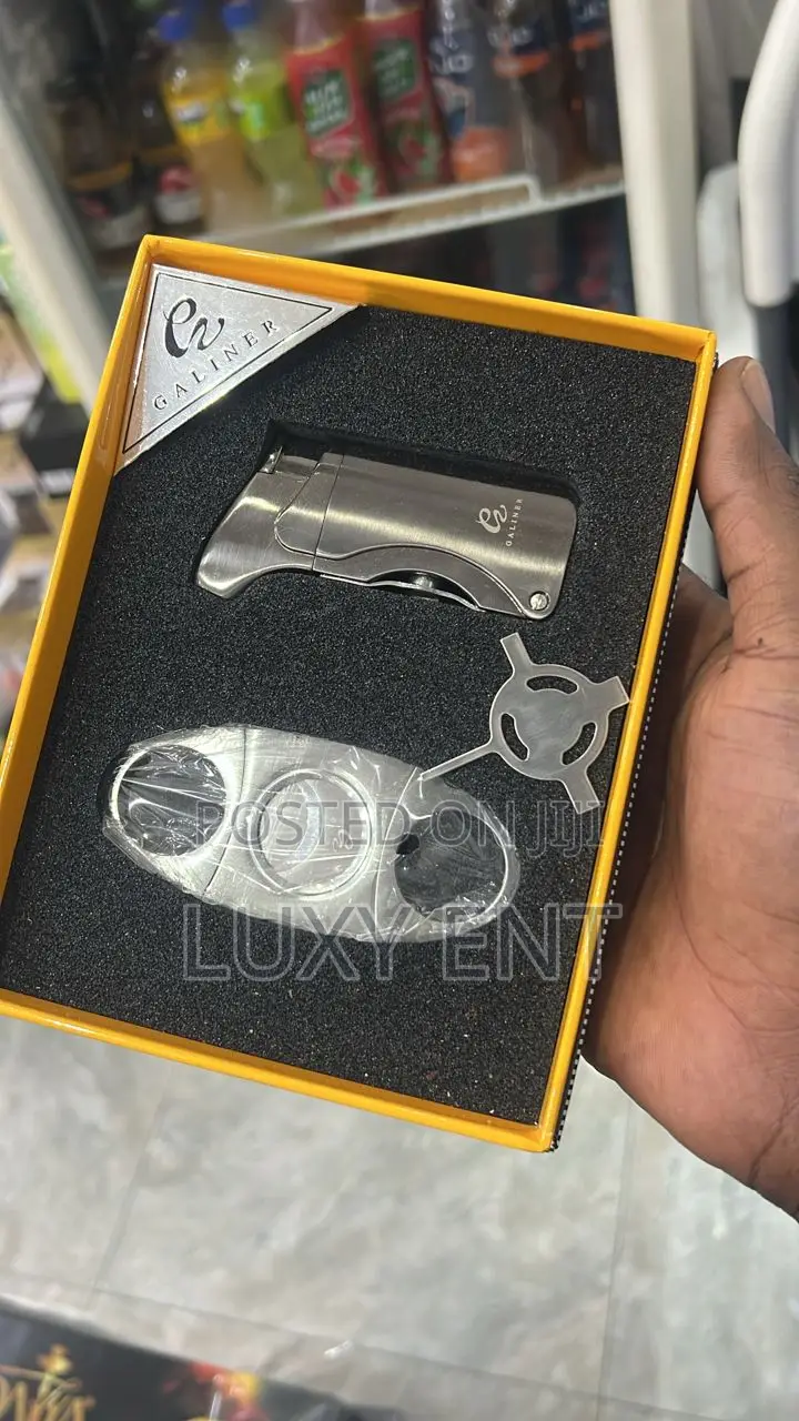 Cigar Lighter and Cut Box