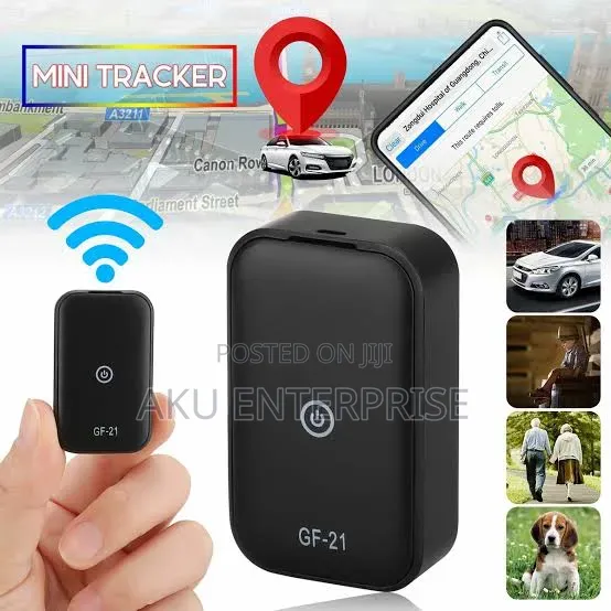 GPS Tracker Supports Apple Android Sim Card, Battery Rechargeable