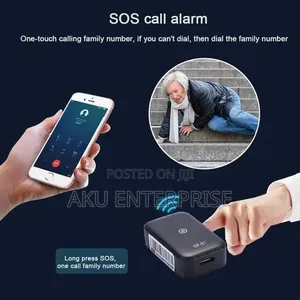 GPS Tracker Supports Apple Android Sim Card, Battery Rechargeable
