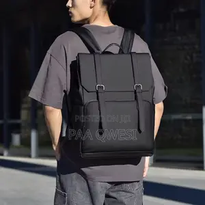 Premium Black Backpack for Men Women