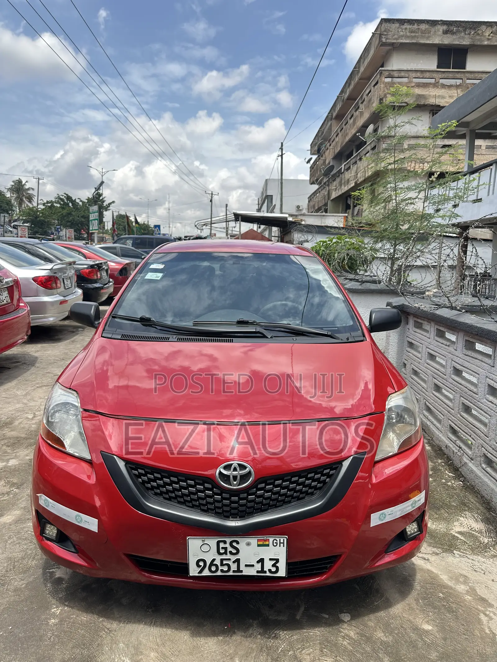 Toyota Yaris 2008 Red