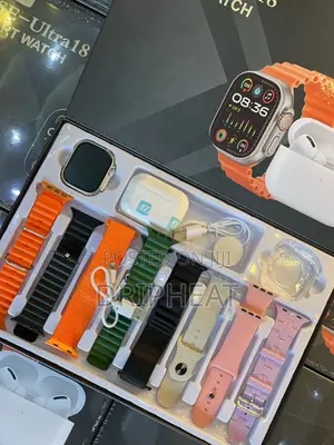 I0 in 1 Watch and Earbud Combo - 8 Straps, 1 Smart Watch and 1 Earbuds
