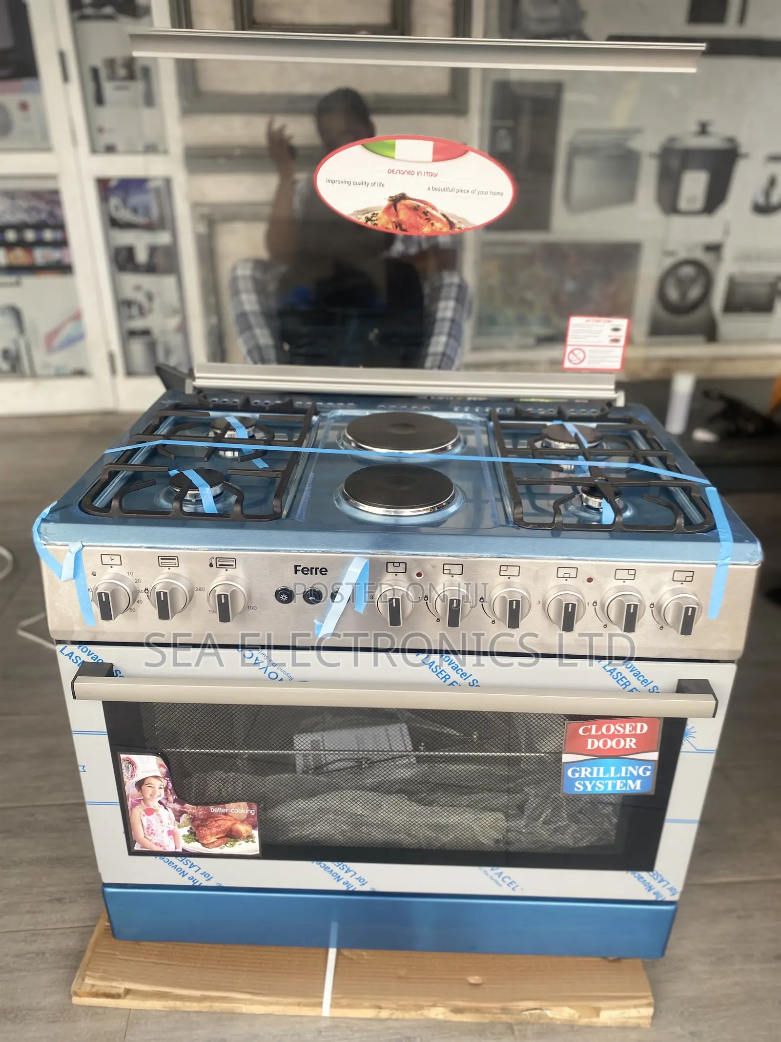 Affordable Price Ferre 4+2 Gas Cooker With Oven