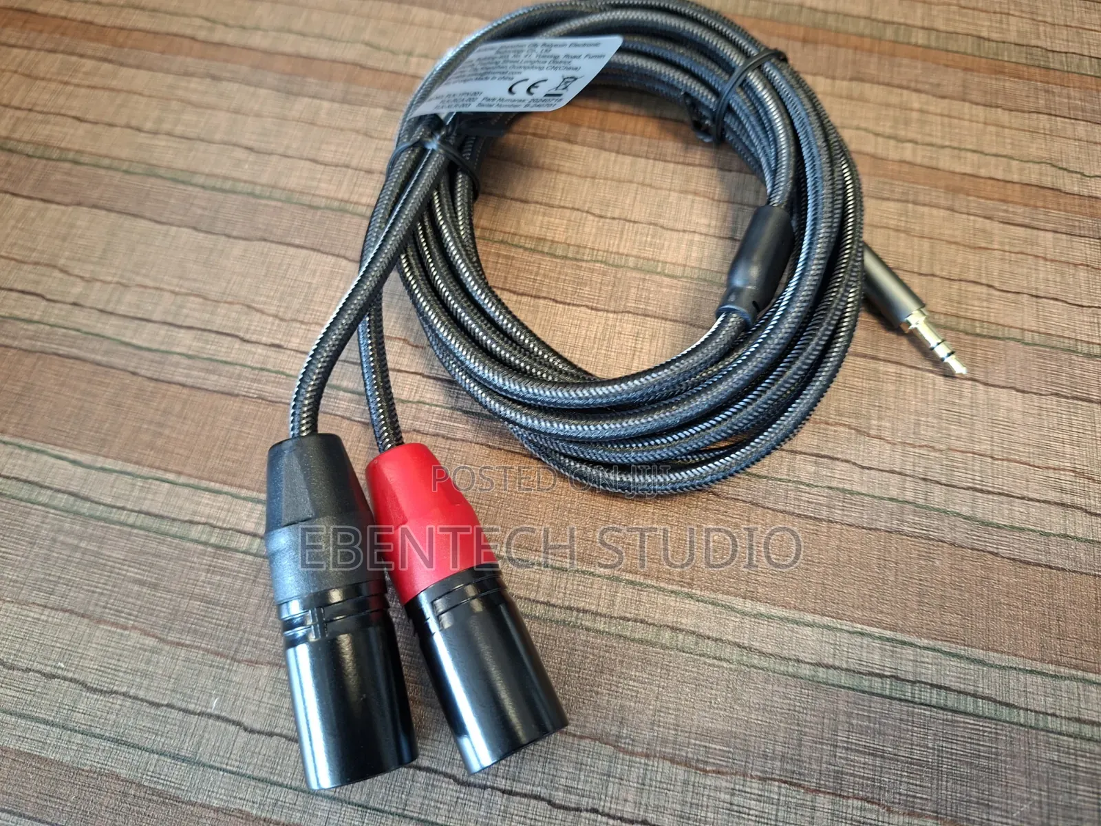 3.5mm Mini Jack to XLR Stereo Audio Cable