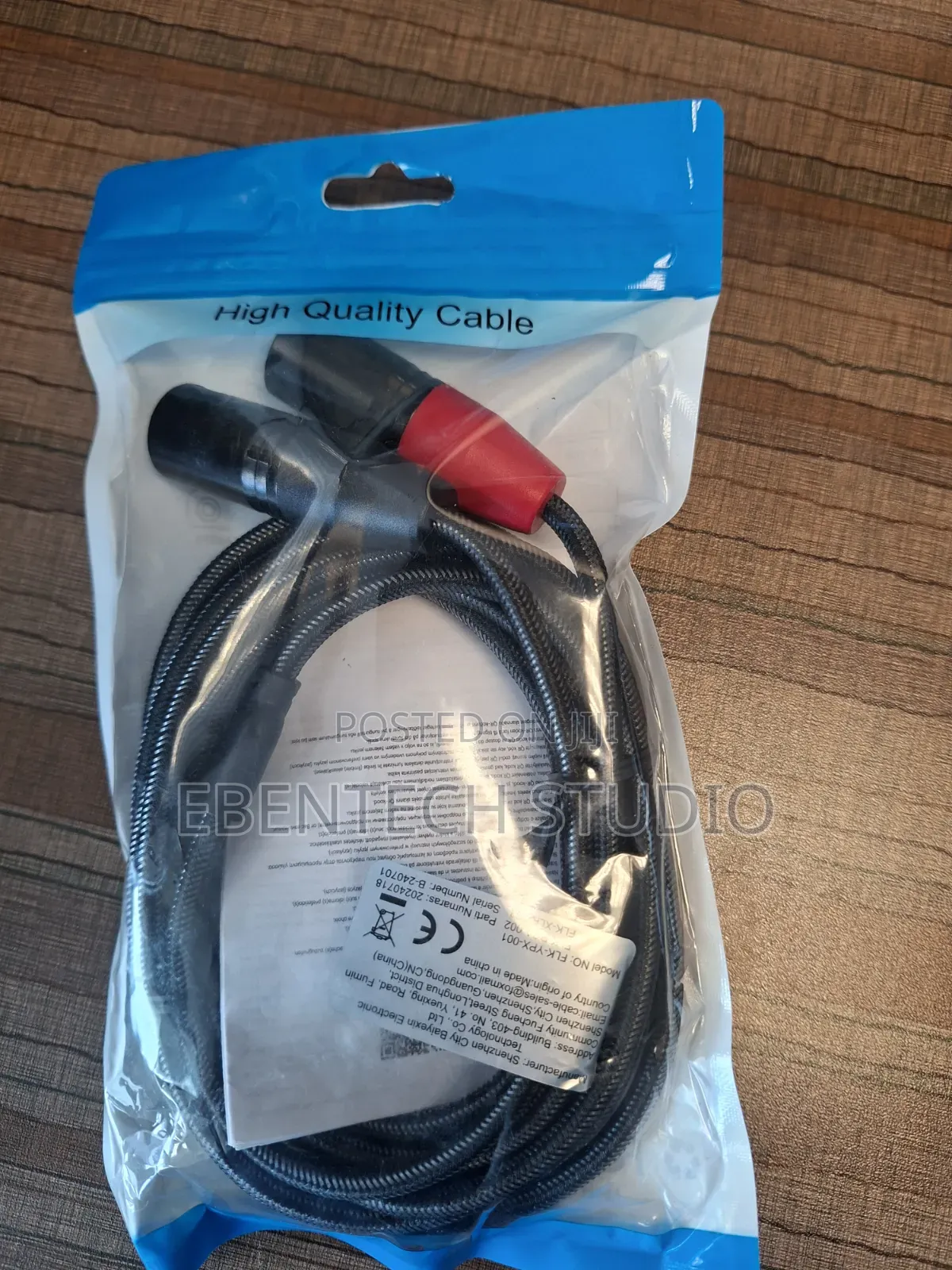 3.5mm Mini Jack to XLR Stereo Audio Cable