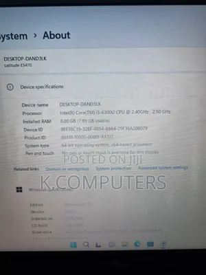 Laptop Dell Latitude 14 E5470 8GB Intel Core i5 SSD 256GB