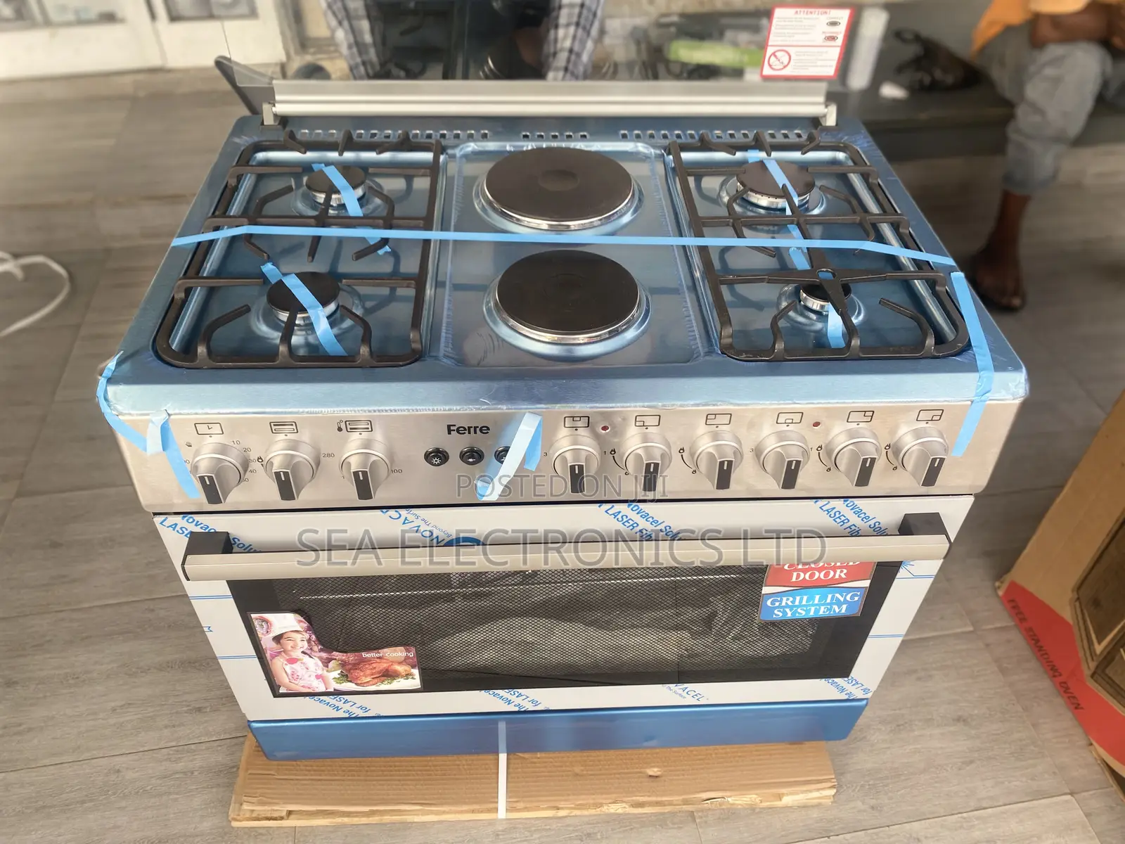 Ferre 90x60 6 Burner Gas/Electric Oven