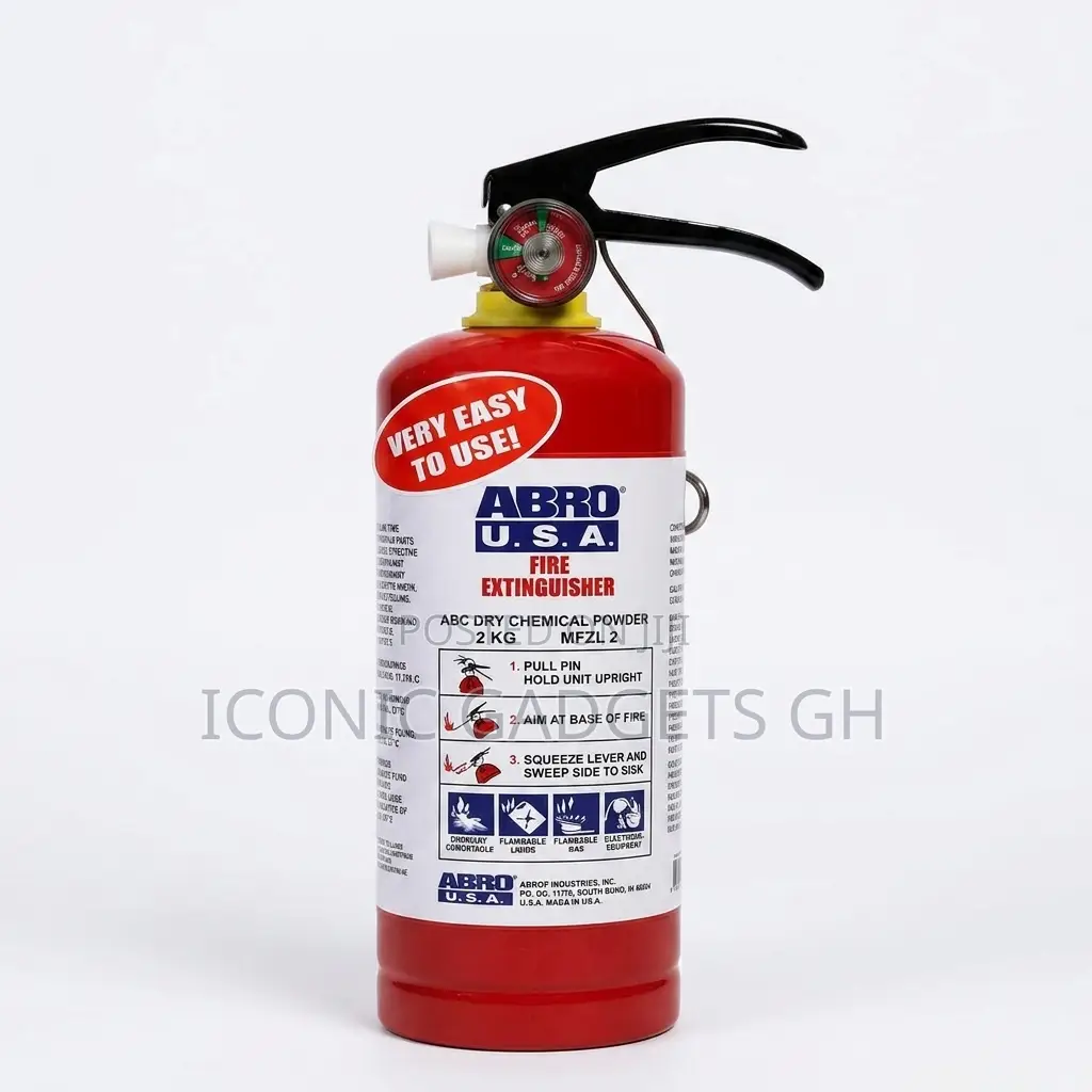 Abro Usa Abc Dry Chemical Fire Extinguisher – 2kg