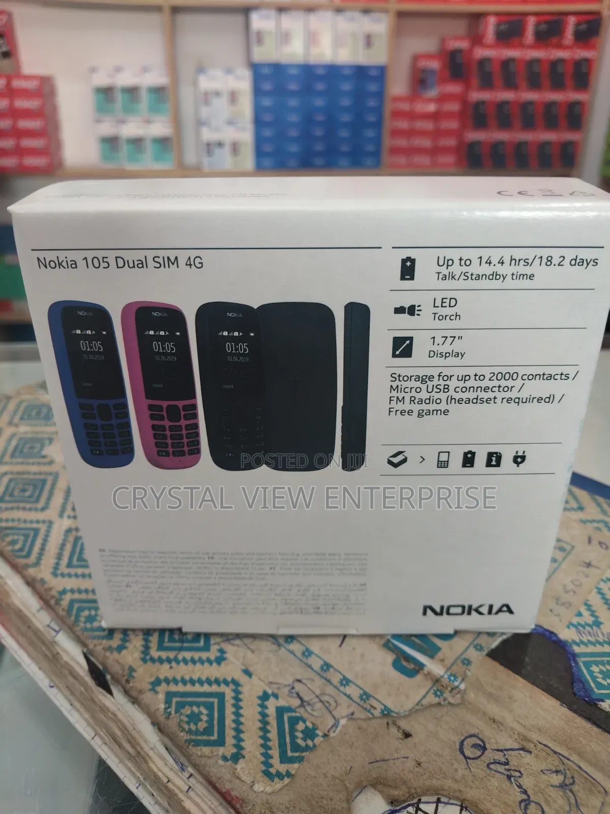 New Nokia 105 Black
