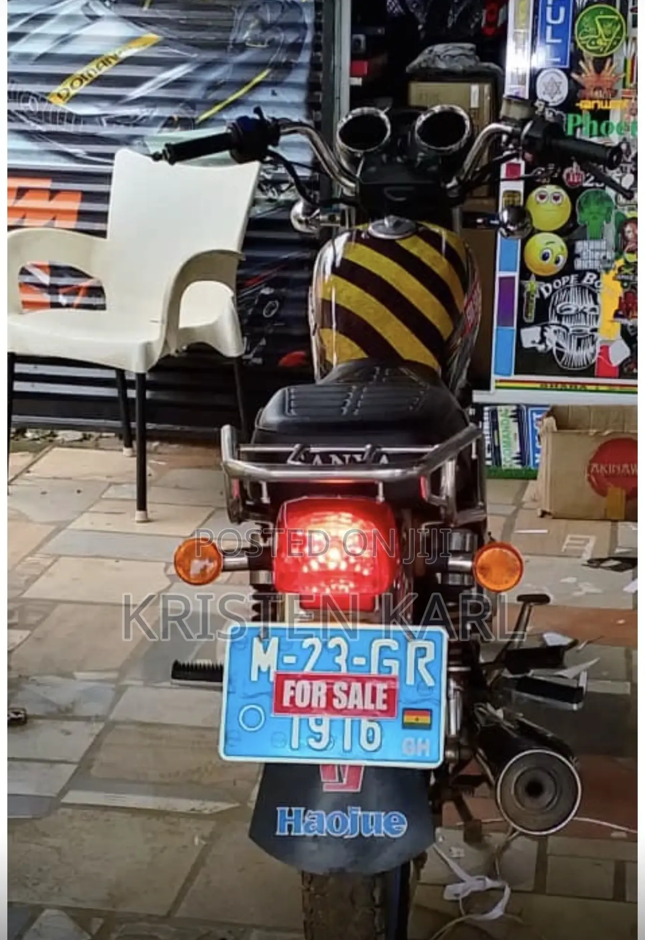 Haojue HJ125-8K 2022 Black