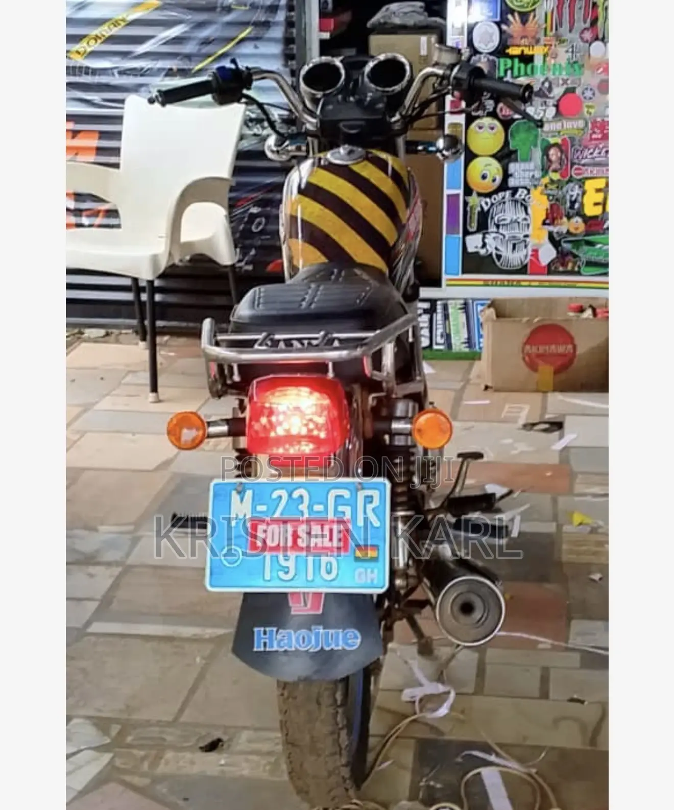 Haojue HJ125-8K 2022 Black