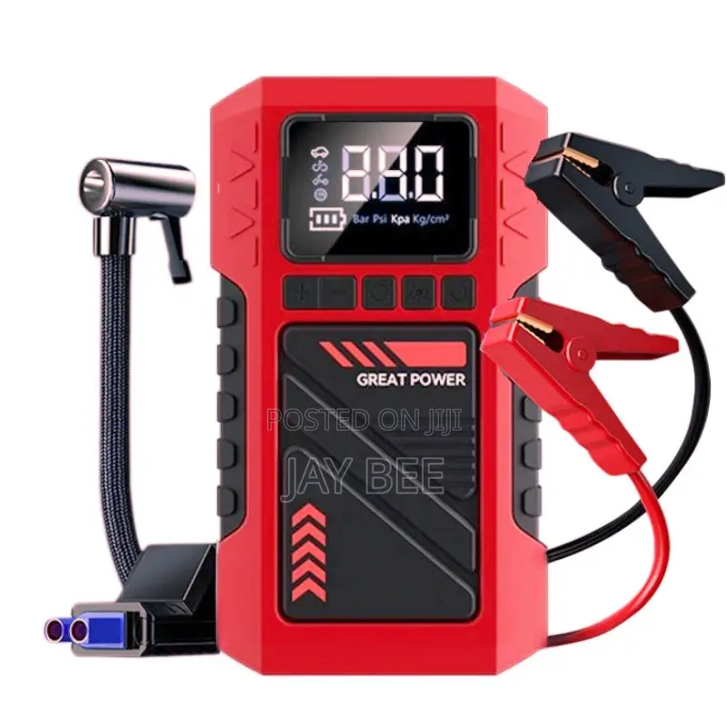 Jumper Car Battery Starter and Car Inflater Emergency Starter Power