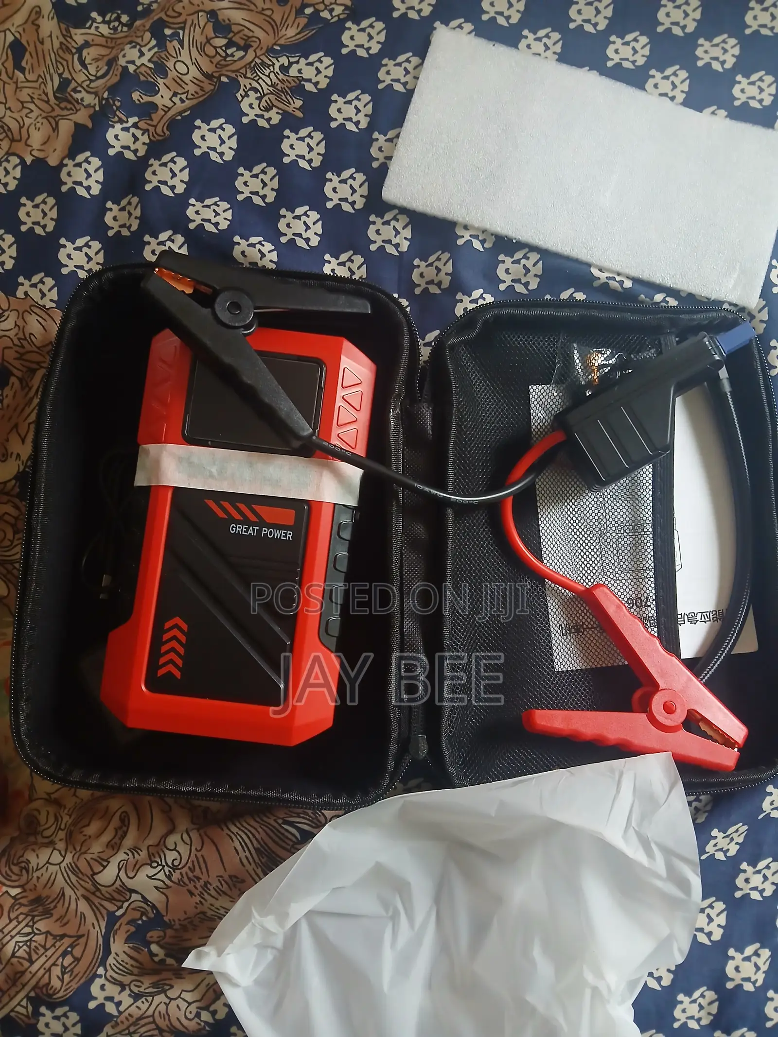 Jumper Car Battery Starter and Car Inflater Emergency Starter Power