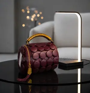 Alexander Wang Button-Textured Cylindrical Barrel Ladies Handbag