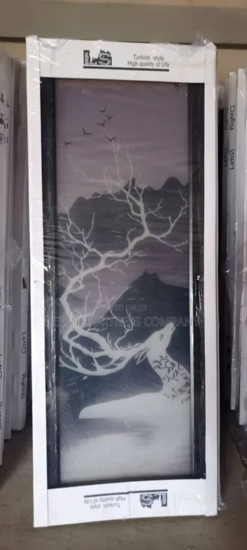 Quality Black Fiber Glass Door Available in DFF Colors