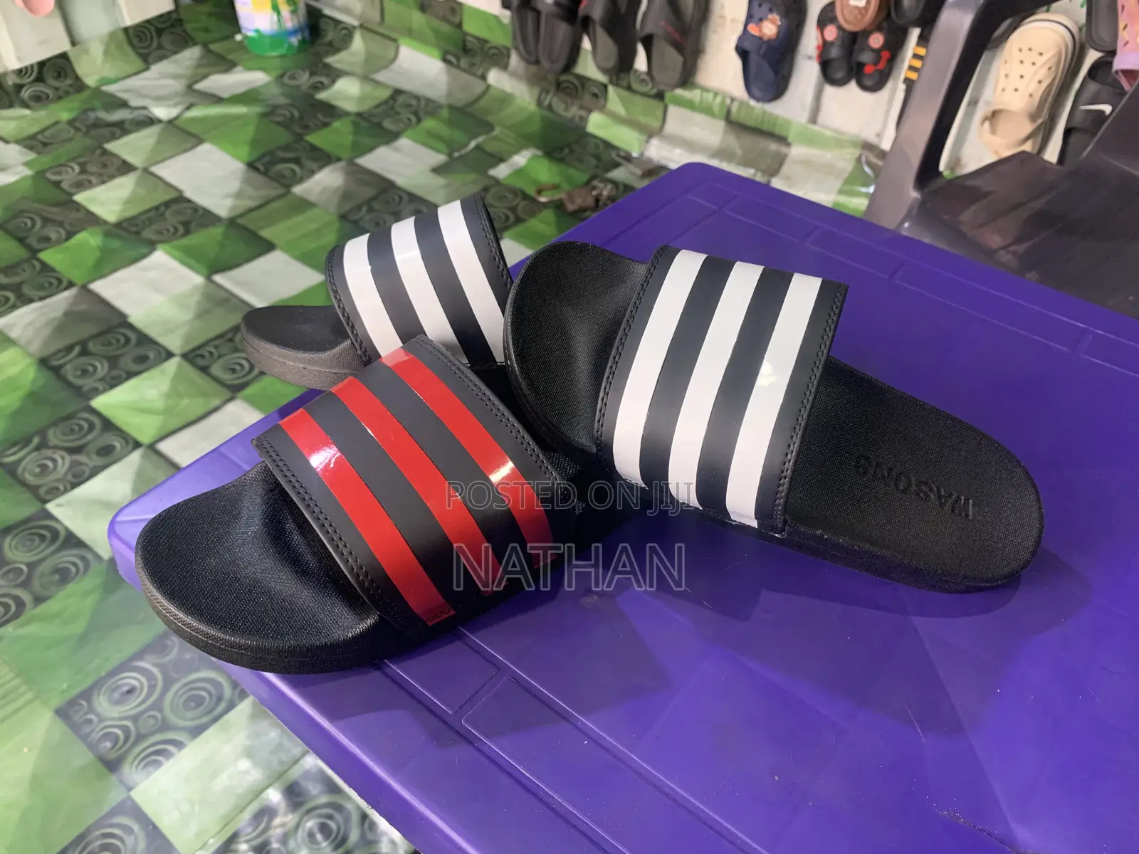 Slide Three Line’S Adidas