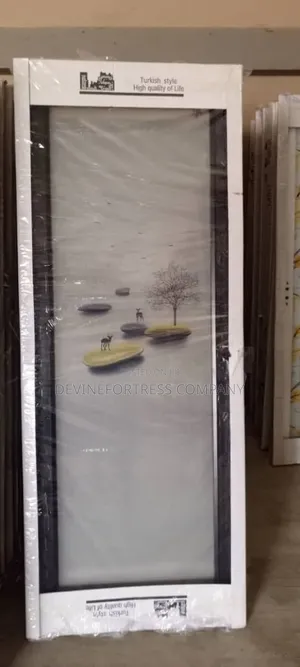 Beautiful Strong Fiber Glass Bathroom Doors Available in Designs