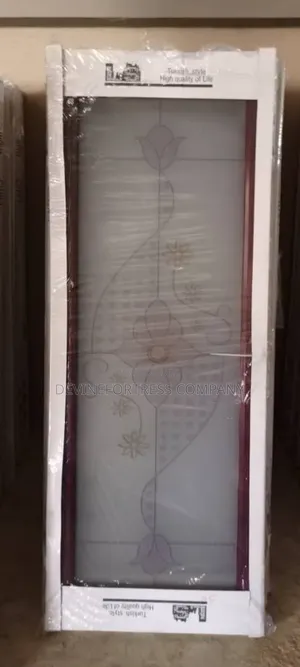 High Crystal Bathroom Fiber Glass Door for Washroom