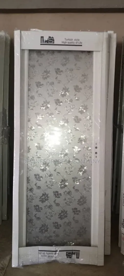 High Crystal Bathroom Fiber Glass Door for Washroom