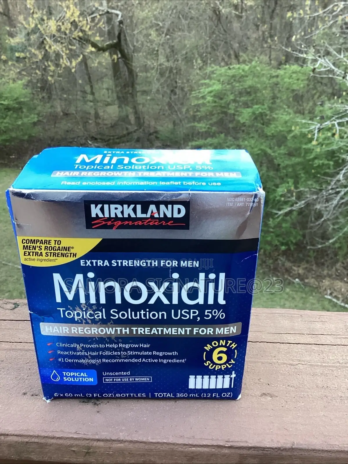 Kirkland Minoxidil 1 Pack of 6 Bottles With Dropper