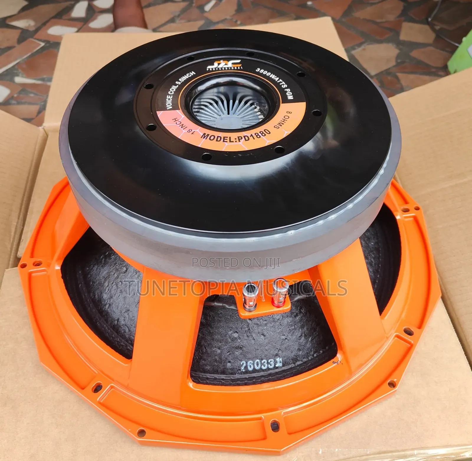 Jac Pd1880 3500watt Pair of 18inches Naked Speakers