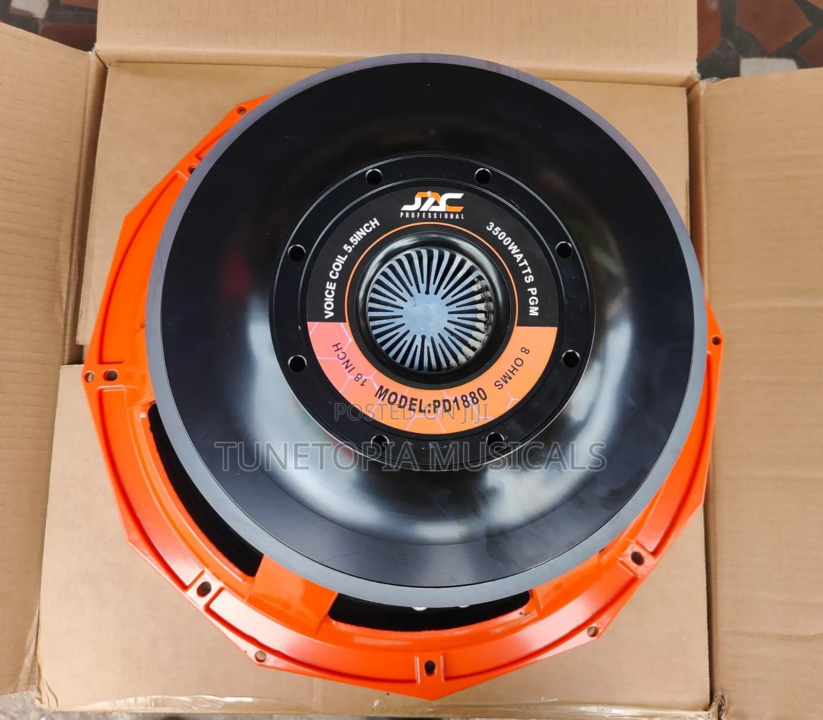 Jac Pd1880 3500watt Pair of 18inches Naked Speakers
