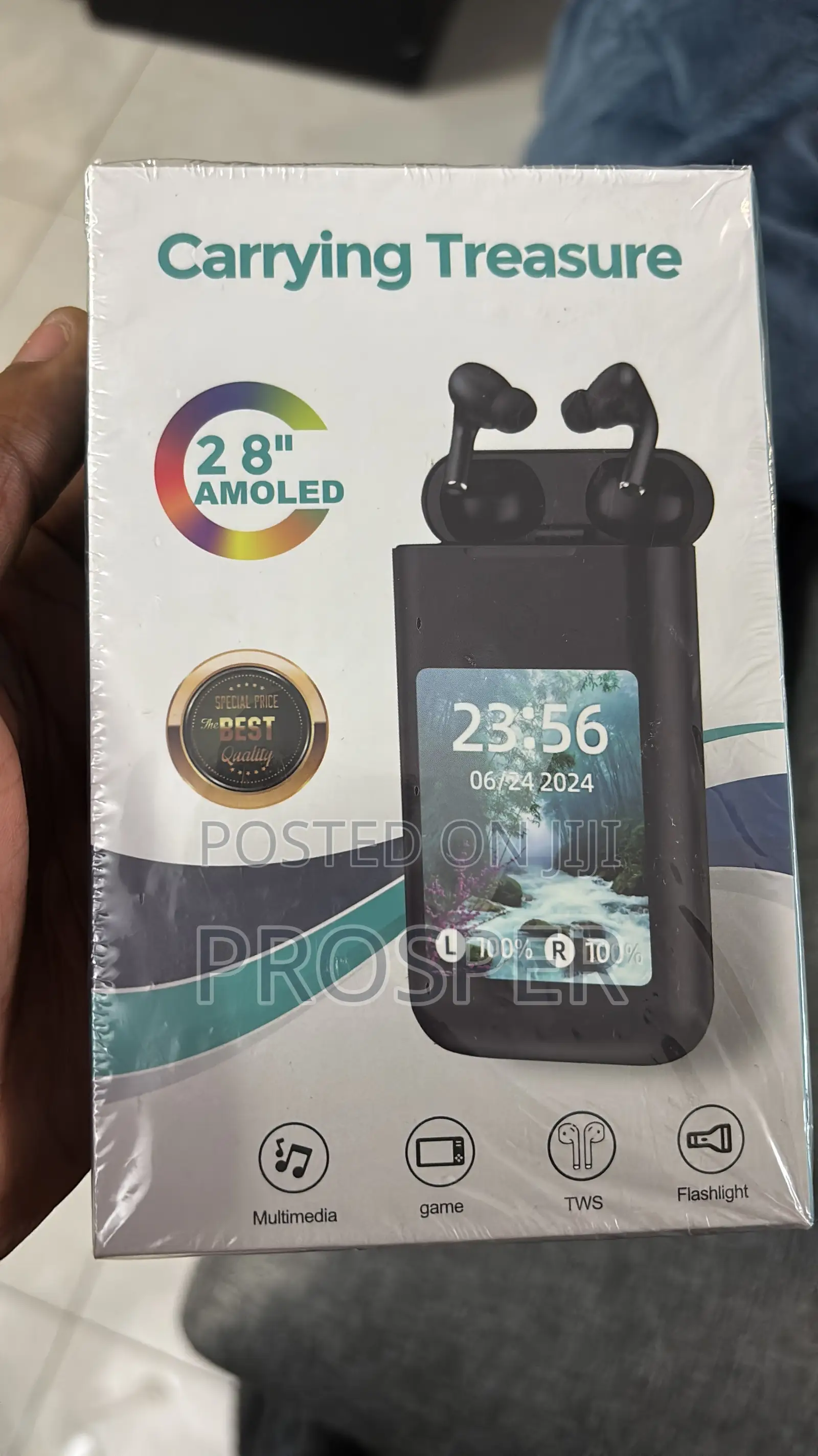 Power Bank and Earpod