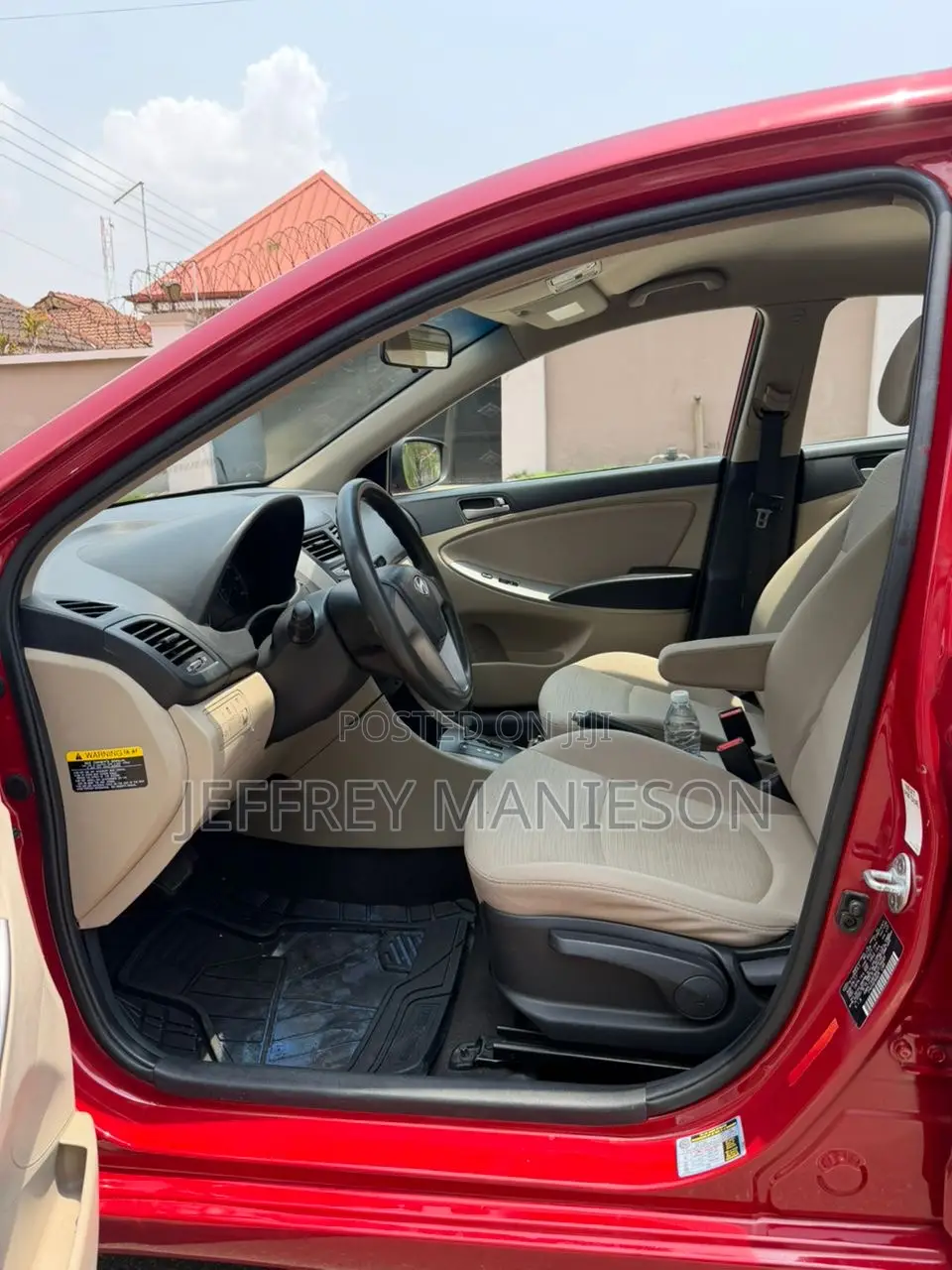 Hyundai Accent 2016 Red
