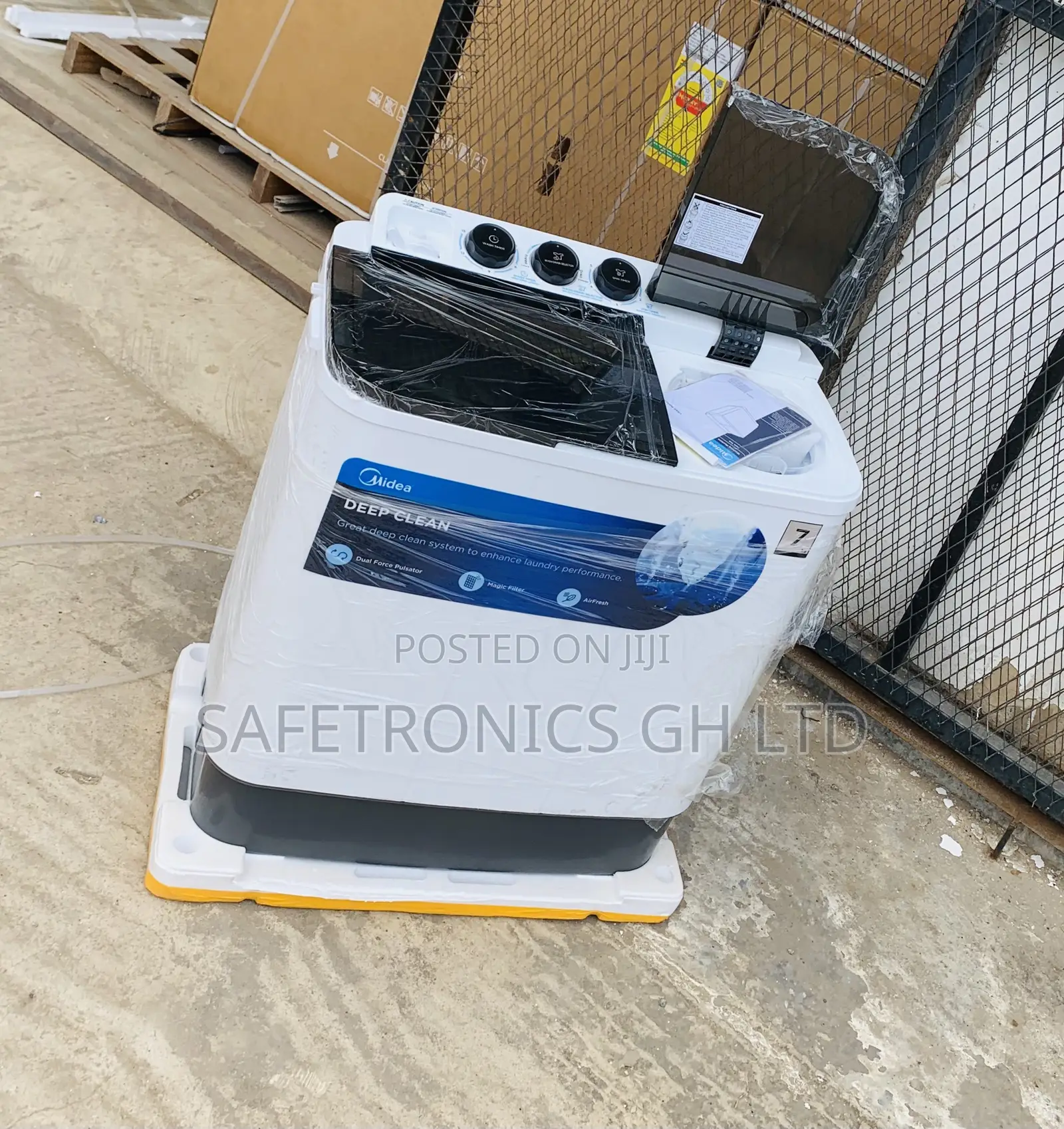 Super Elegant Midea 7.0kg Semi Auto Washing Machine Mf100w70/W-Gh