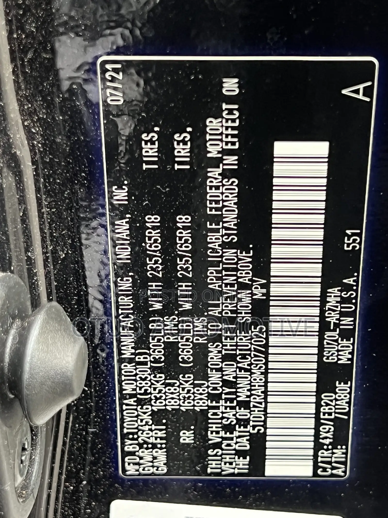 Toyota Highlander Limited 2022 Black