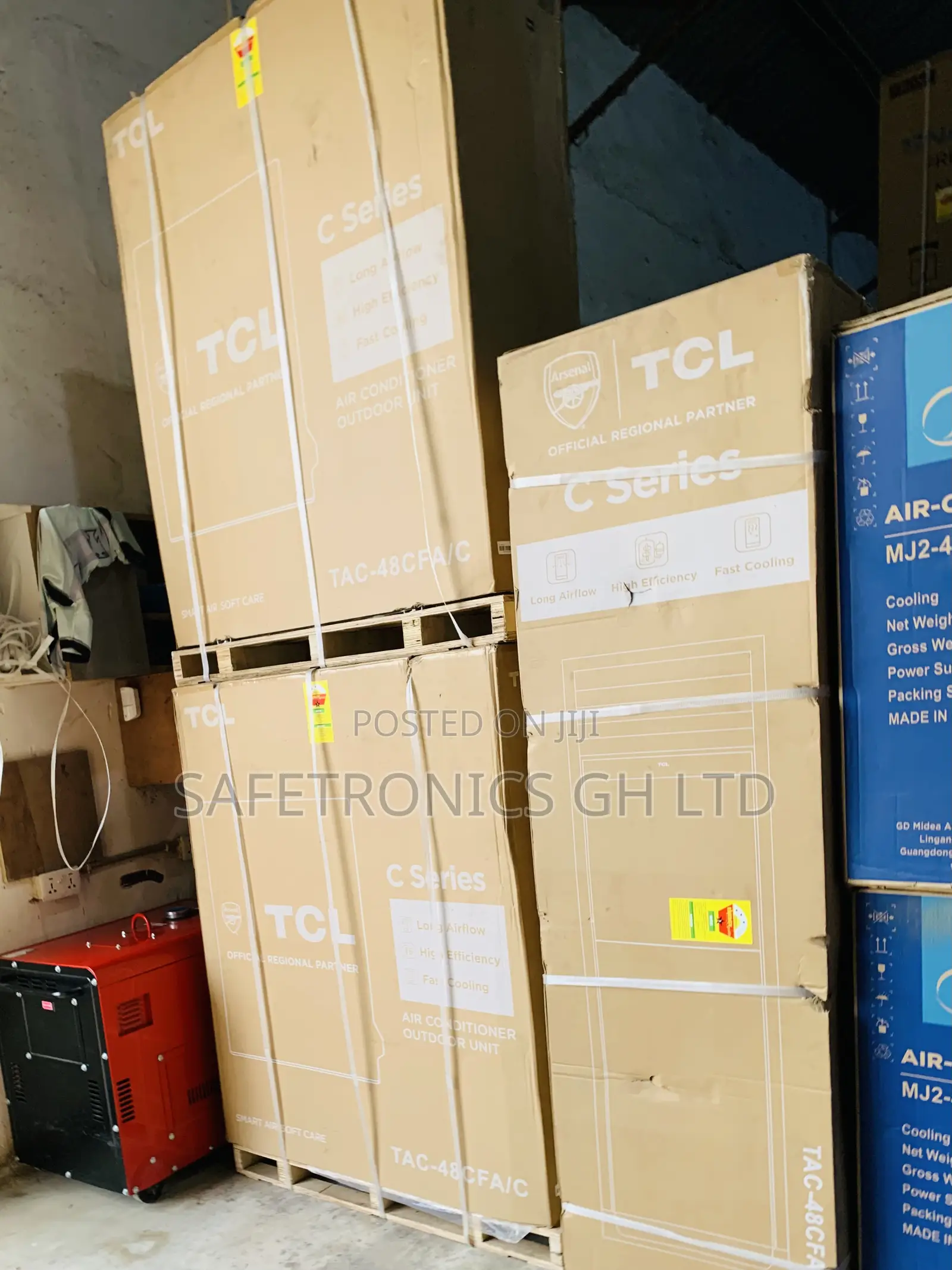 Super Reliable White TCL 5.0hp R410 Floor Standing Air Conditio