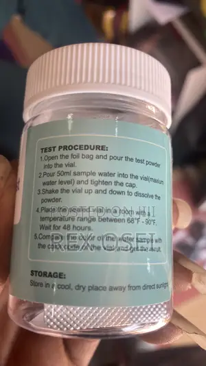 Bacteria Test for Water