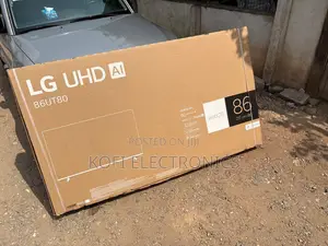 Lg 86” Ultra Hd Ai Smart Tv Elegant Design Brilliant Picture Quality