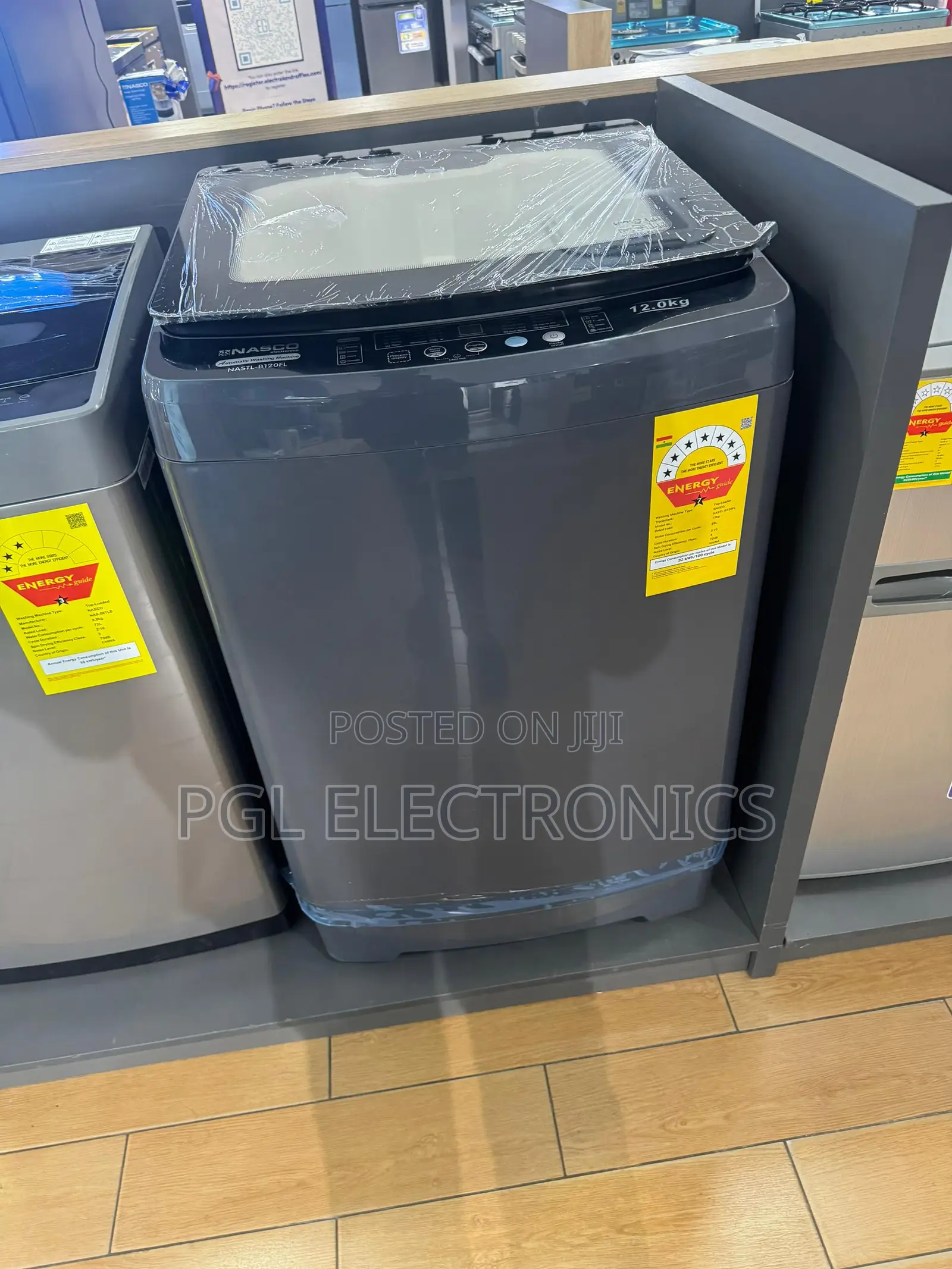 Nasco 12 Kg Top Load Washing Machine (Nastl-B120fl)