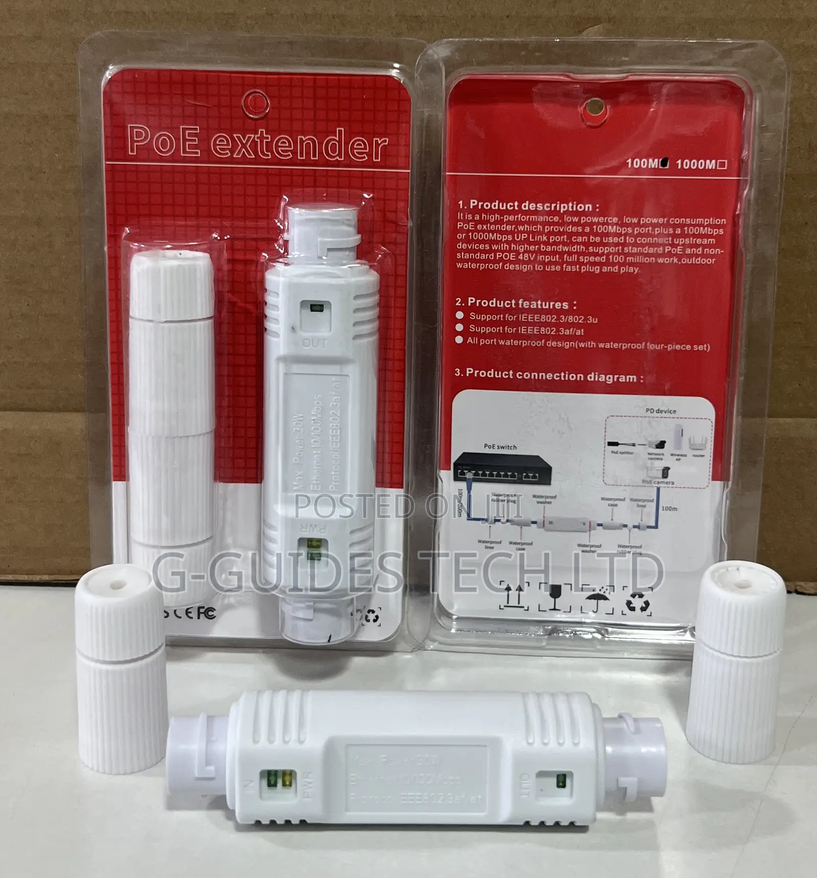Poe Extender Outdoor, Waterproof Poe Repeater