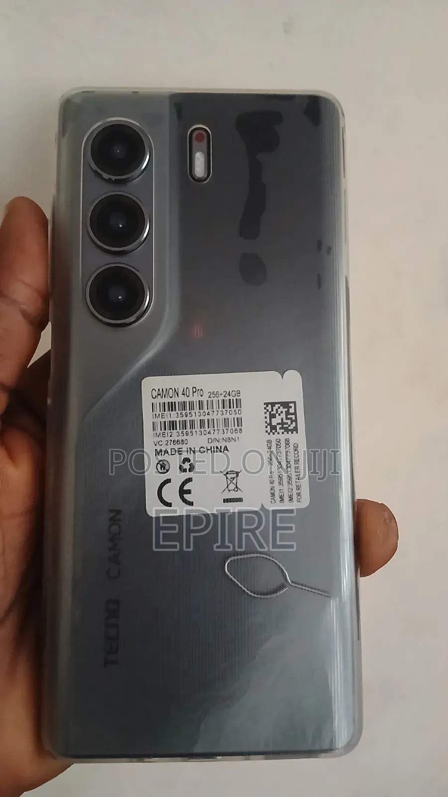 New Tecno Camon 40 Pro 5G 256 GB Black