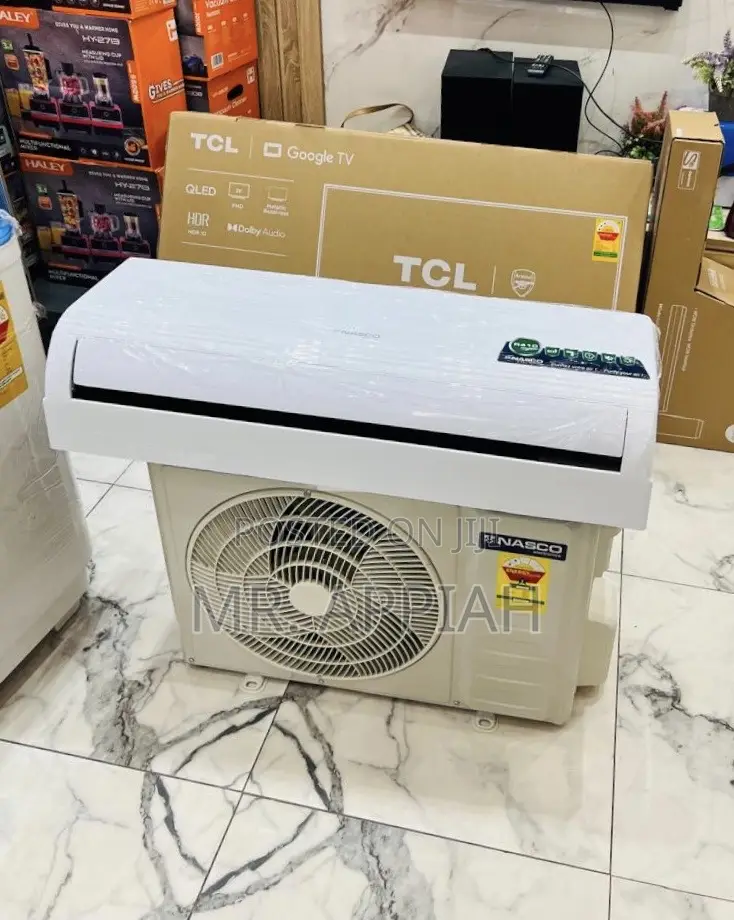 Extremely Durable Nasco 1.5hp Air Conditioner(White)R410 Gas 