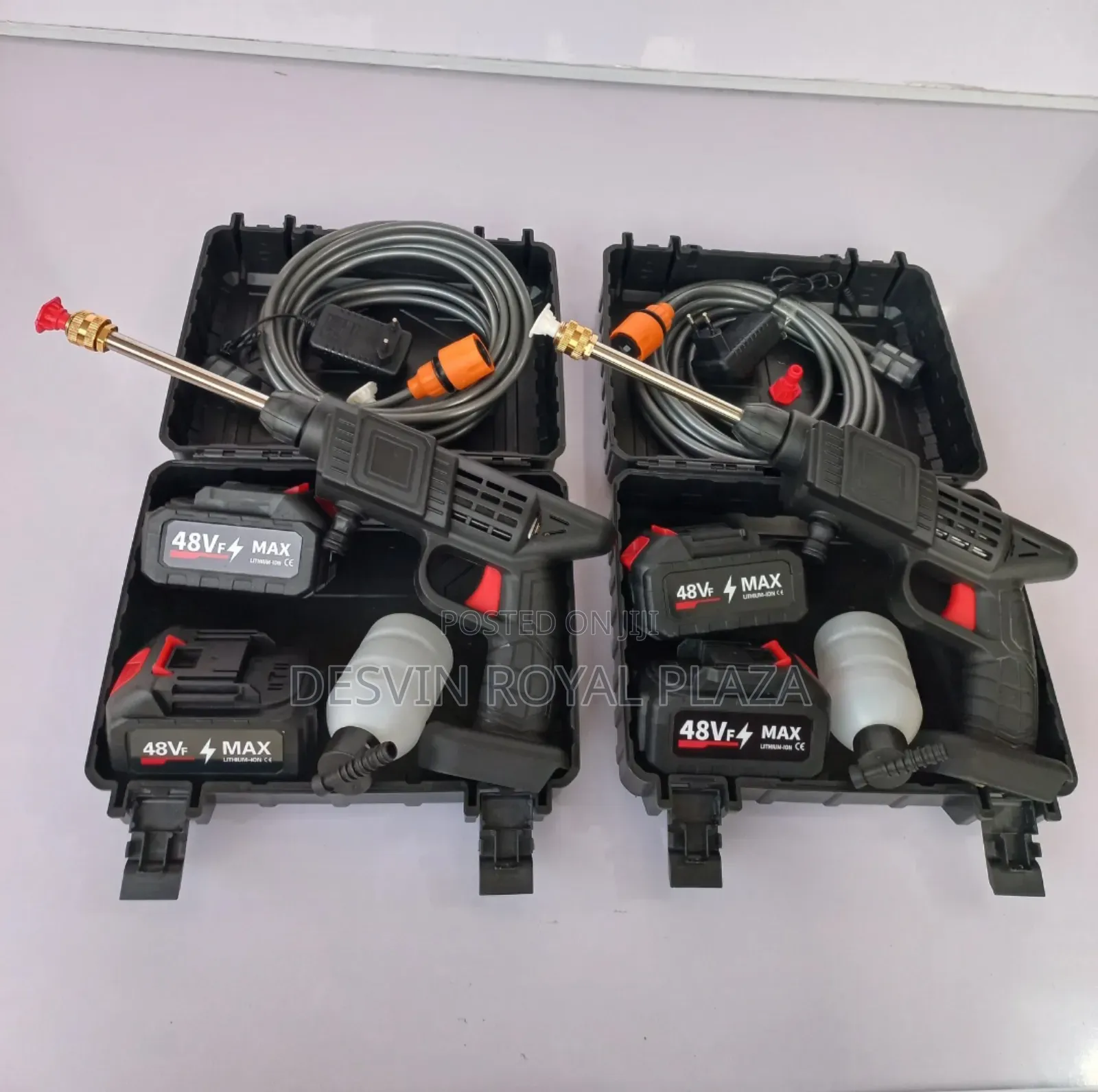 Car Washing High Pressure Gun ( Two Batteries )