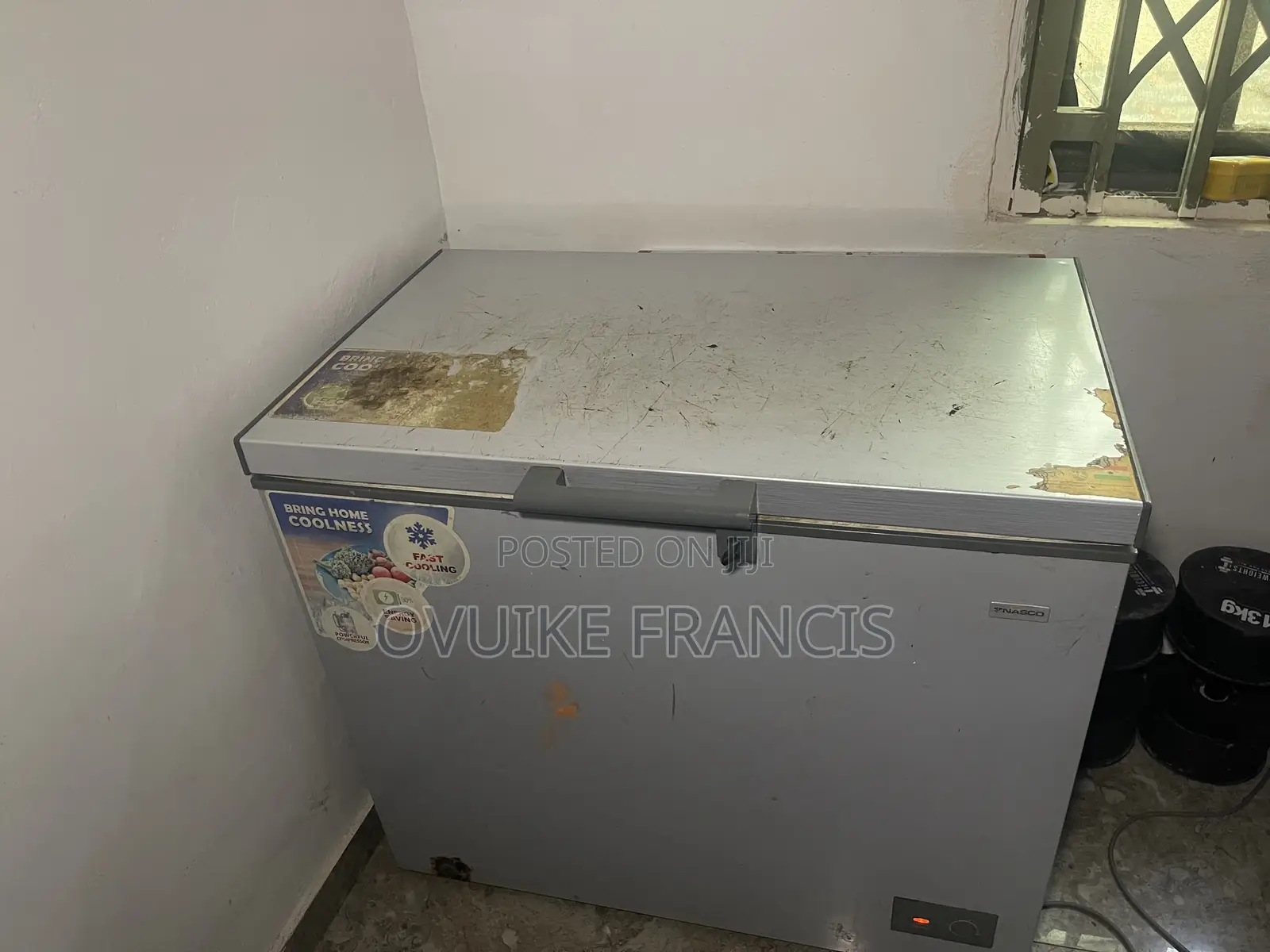 Home Used Nasco Deep Frizer,Net Capacity 260l, Net Weight 37kg,