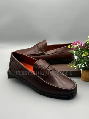 Classic Heritage Leather Penny Loafers – Coffee Brown