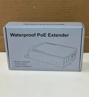 4-Port Poe Extender Outdoor, 1 to 4 Waterproof Gigabit Poe Extender