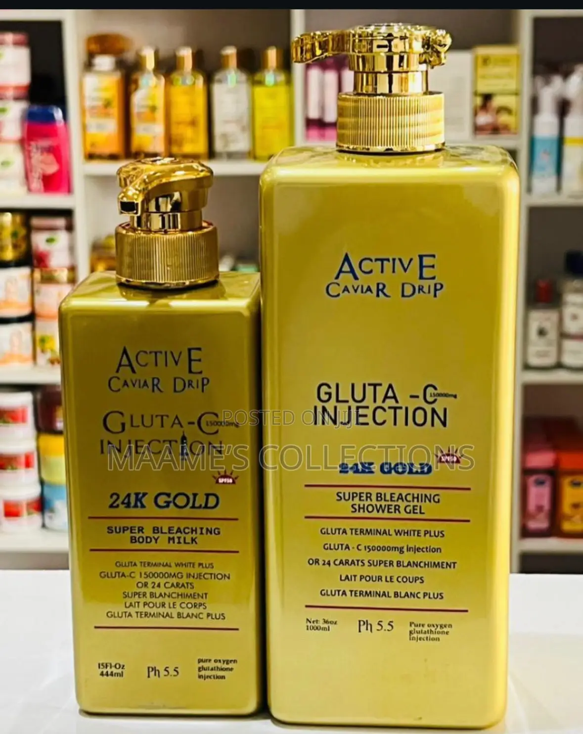 Active Caviar Drip Body Lotion And Shower Gel Set