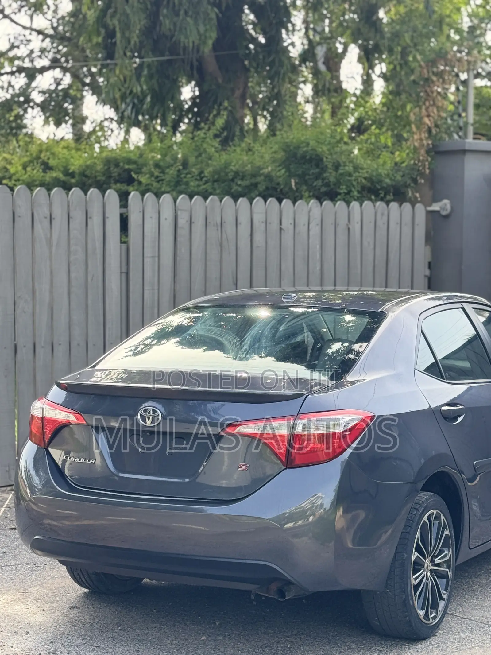 Toyota Corolla S 4dr Sedan (1.8L 4cyl CVT) 2016 Gray