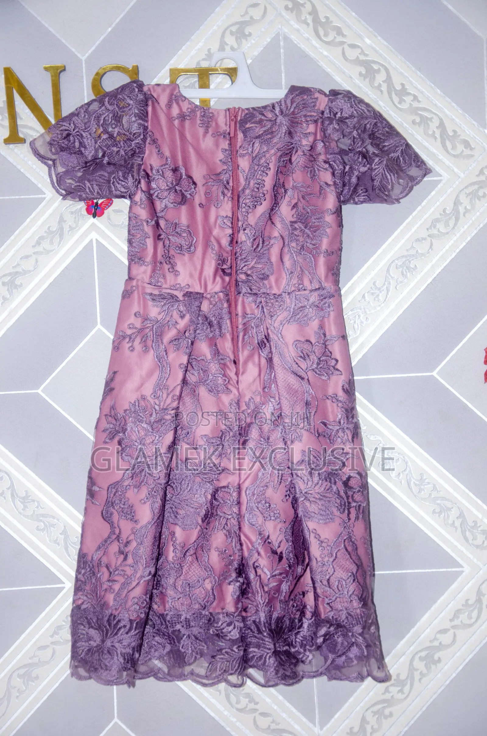 Marina Floral Embroidered Dress