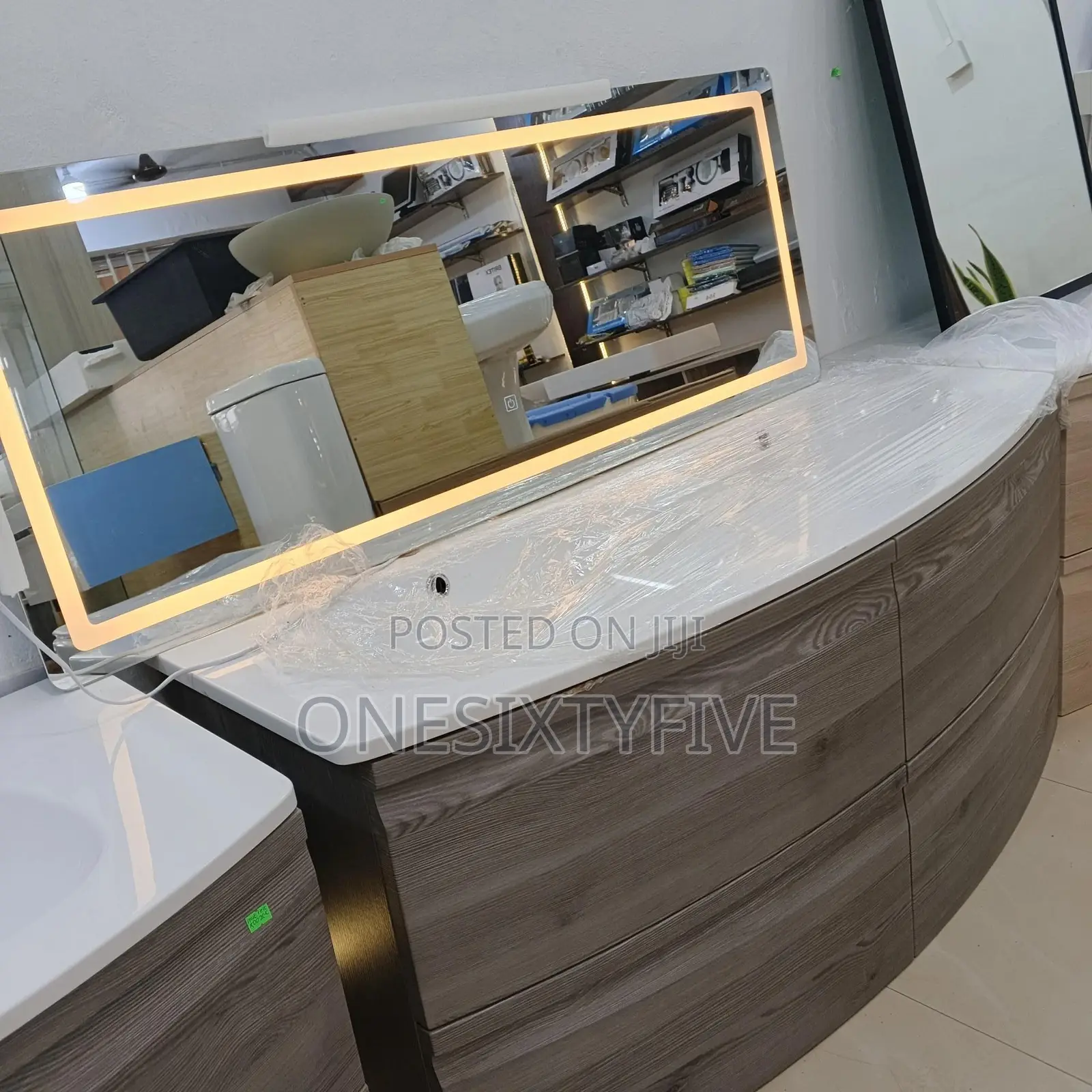 120cm Double Bathroom Vanity With 120cm Led Mirror
