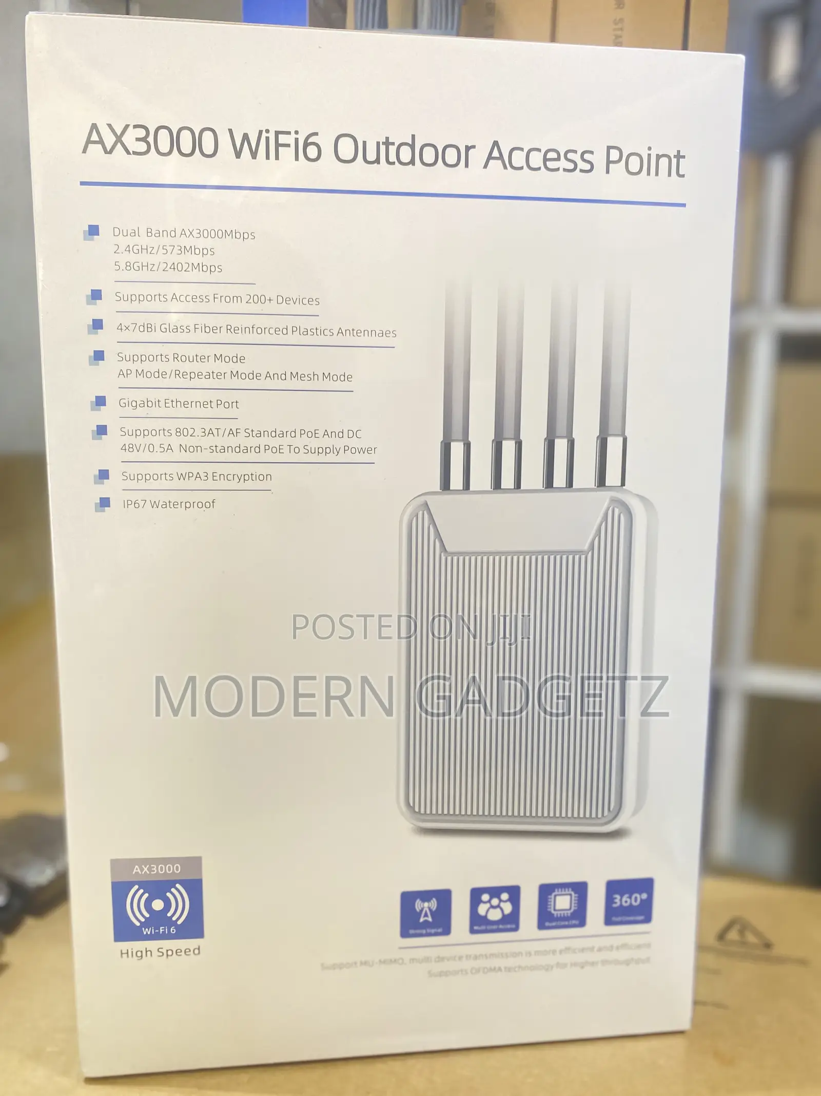 Ax3000 Wifi6 Outdoor Access Point